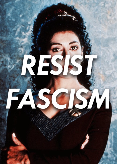 bluespock:RESIST FACISM Featuring: Star Trek ladies!Bonus: Christine Chapel, Lieutenant Saavik,