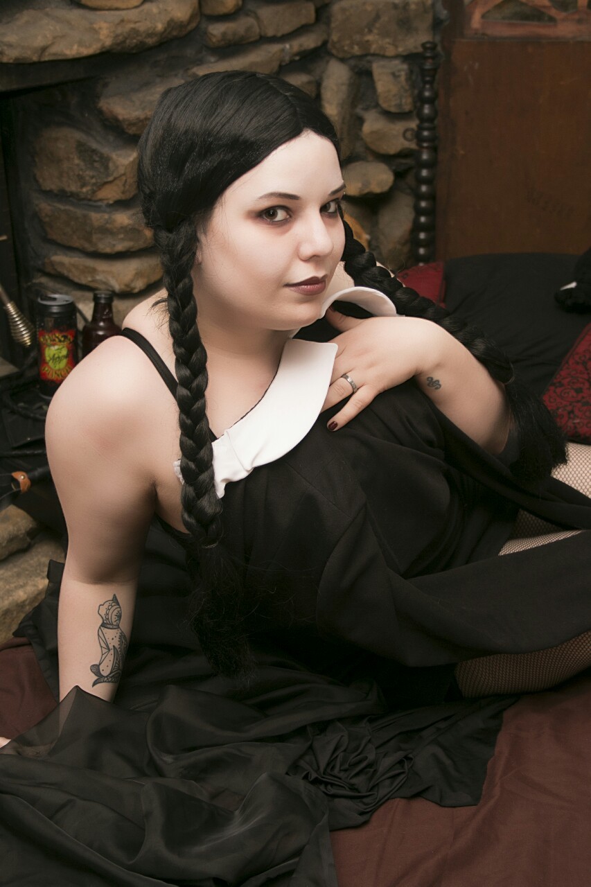 roseredneko:  Wednesday Addams will be available as a donation set!!$25 for 103 pictures!!!