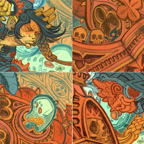 smengel:  Preview for my piece for the ‘Role Models’ show at Light Grey Art Lab. 