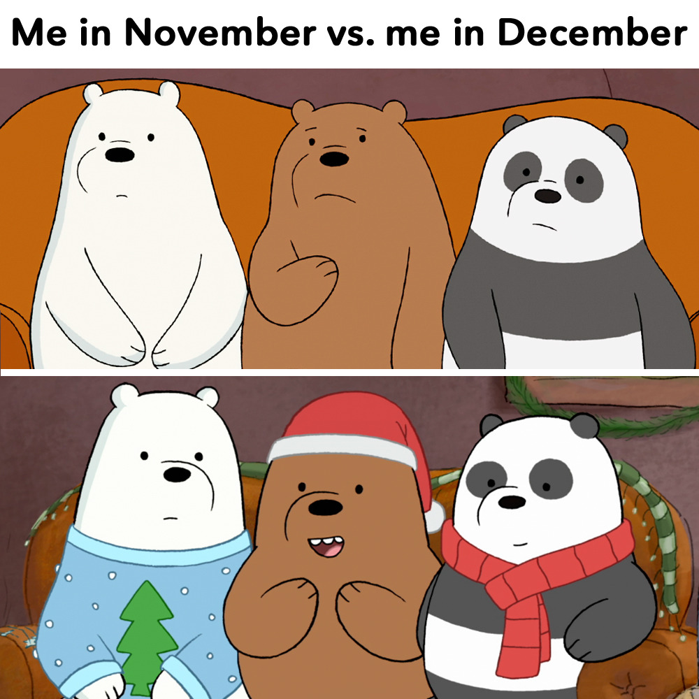 Who else has holiday decorations up already?