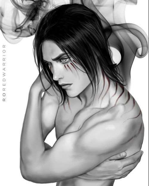The signs of transformation on Eren’s shoulders are my new obsession #eren #erenjaeger #attack