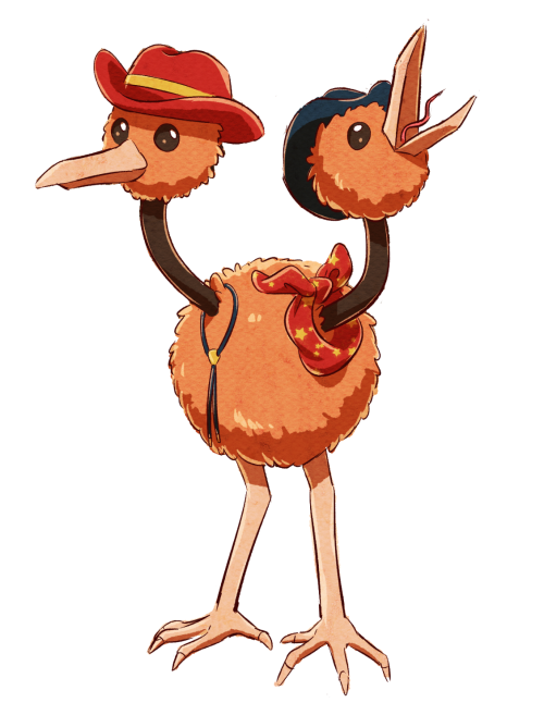 fireflysummers:Another prompt fill from the last round of requests. Somebody on anon asked for Doduo