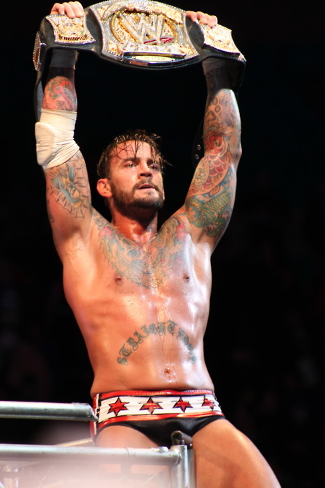 stephluvzrasslin:  CM Punk..I love when he is sweaty :)