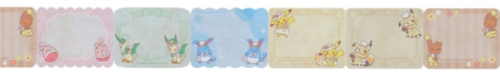 Pokémon Photogénique Easter 2022 Sticker set&ndash; 660 yenWashii tape&ndash; 