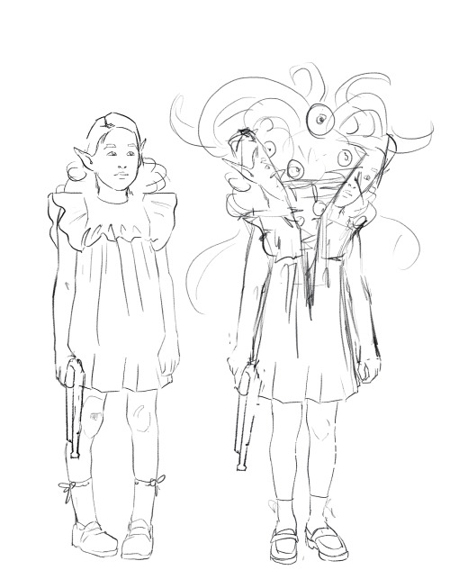 i-drive-a-nii-san: My new Dnd character is a little elven girl who is actually an Eldritch monster m
