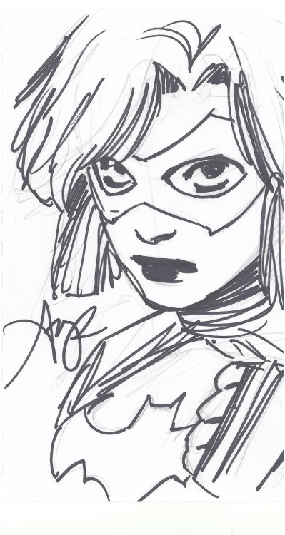 powergirl: Amy Reeder was giving out free sketches if you had paper with you during boston comic con