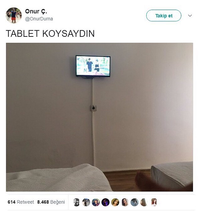 Tablet koysaydın