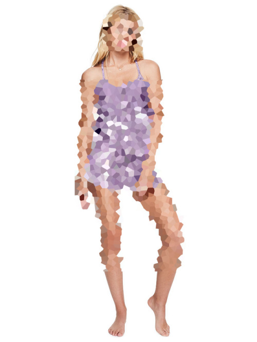 victoriasecretcensored:Sorry losers, her little sleep shorts are way too short. The censored version