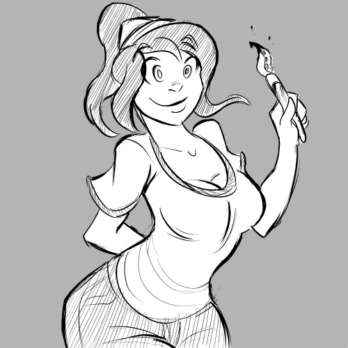 Figure I Might As Well Post This Too.It's A Doodle Of Nicole From Http://nicoleships.tumblr.com/with