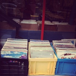 vinylfy:  More outside bins at A-1 Record Shop, NYC #vinyl #vinilo #record #records #recordcollector #recordcollection #lp #vinylcollector #vinylcollection #vinyligclub #vinyladdict #vinyljunkie #music  #vinylcollectionpost #vinyloftheday #cratedigger
