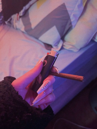 hushedhippie:Solo smoke sesh🫶🏼