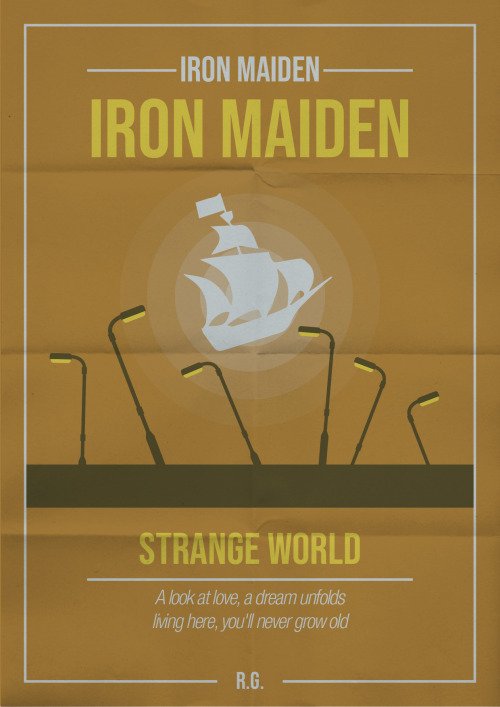 MINIMALISM + IRON MAIDEN - “Iron Maiden” (1980)Inspired by @minimal-pulse art