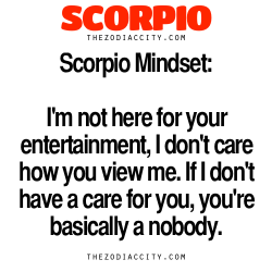 zodiaccity:  Zodiac Files: Scorpio Mindset. 