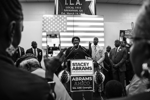 mixtapemag: STACEY ABRAMS FOR GEORGIA. Photos by Christopher Hall.  Christopher Hall tweets over her