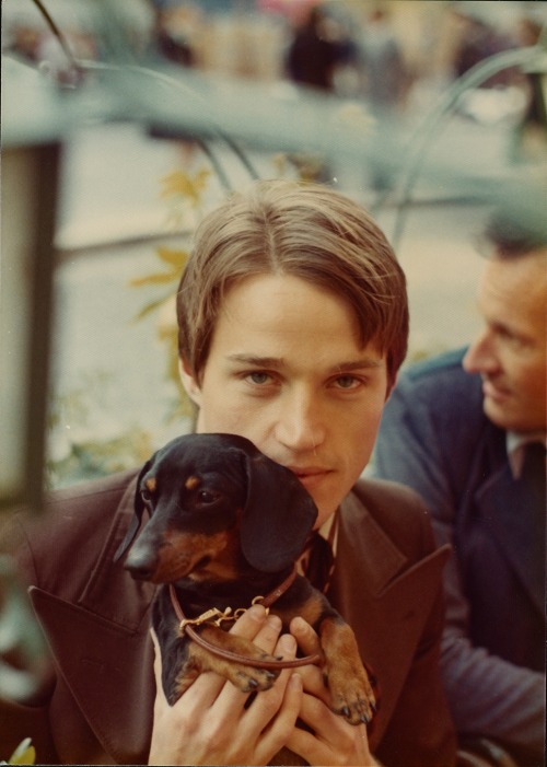  Jed Johnson and Archie, 1972-73  photo by Andy Warhol 