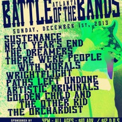 My bands playing battle of the bands at the