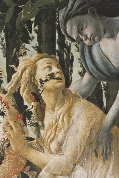 Detail from Botticelli’s Primavera, c.1470-1480 - in Images of Love and Spring by Frank Zöllner, 199