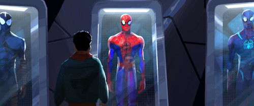 Into The Spider-verse Concept Art By Yuhki Demers 