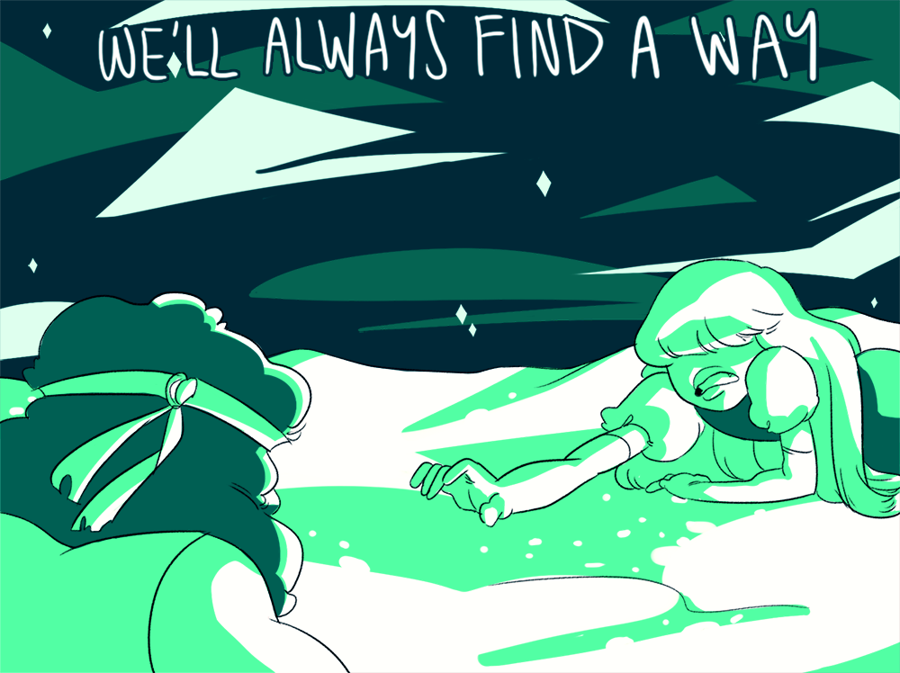 mellowmonsters:   after literal weeks i finally finished it!! a sad take on the steven