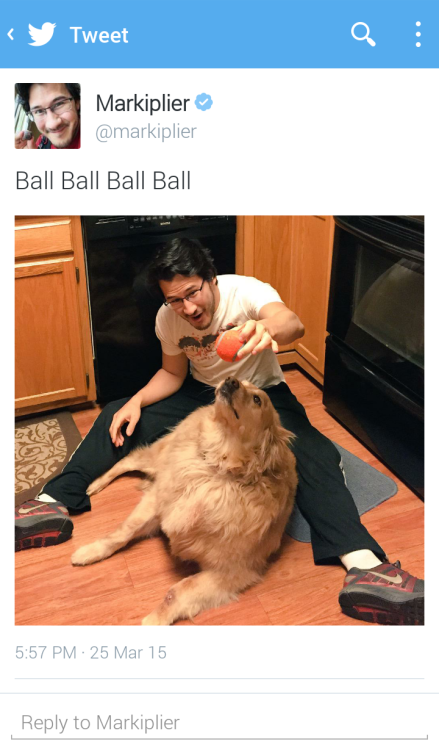 warfatacheridesagain:tinyblogtim:  cryptic-sparklez:This is so cute oh my God.  This man and his dogs. I can’t tell who’s happier.   This man is going to kill me with his cuteness