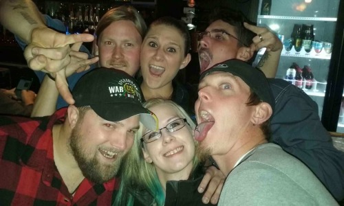 I might be too nice but went out for my ex’s birthday since it’s not often I get to hang out with a bunch of close friends ( all of her friends were my friends first) it was a decent night and two of the roomies were able to hang too @dozer09