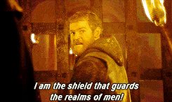  The gods aren’t down here. It’s the six of us, you hear me? 