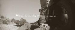 xkof:  Hank is booking Walt as we speak.