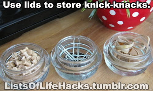 listsoflifehacks:  Tips and Tricks for Organization
