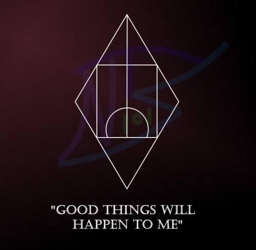 strangesigils:“Good Things Will Happen To Me”Carry with you to attract good fortune