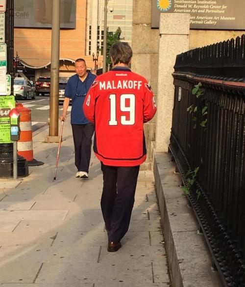 Nicklas Backstrom wears No. 19 for the Washington Capitals. (Greg Wyshynski)