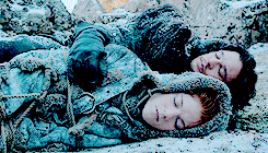 isfuckingfun:  “D’you remember that cave? We should have stayed in that cave. I told you so.” “We’ll go back to the cave,” he said. “You’re not going to die, Ygritte. You’re not.” “Oh.” Ygritte cupped his cheek with her hand. “You