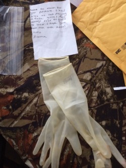 Gaiscioch120:@Alaska-Moon-Xxx Thank You So Much For The Surgical Gloves They Smell