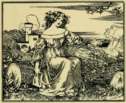 english-idylls:Robert Anning Bell’s illustrations of Poems by John Keats (1897 edition).