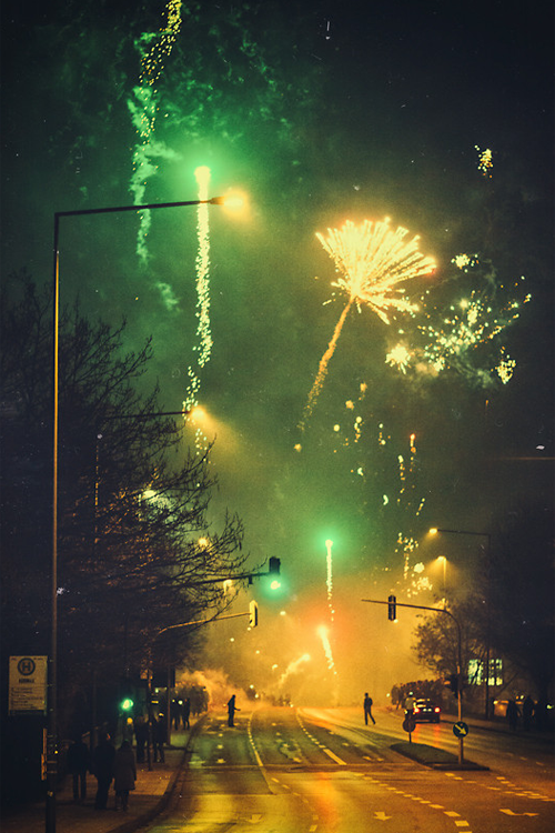 teenageers:   Fireworks - By Colors Void  