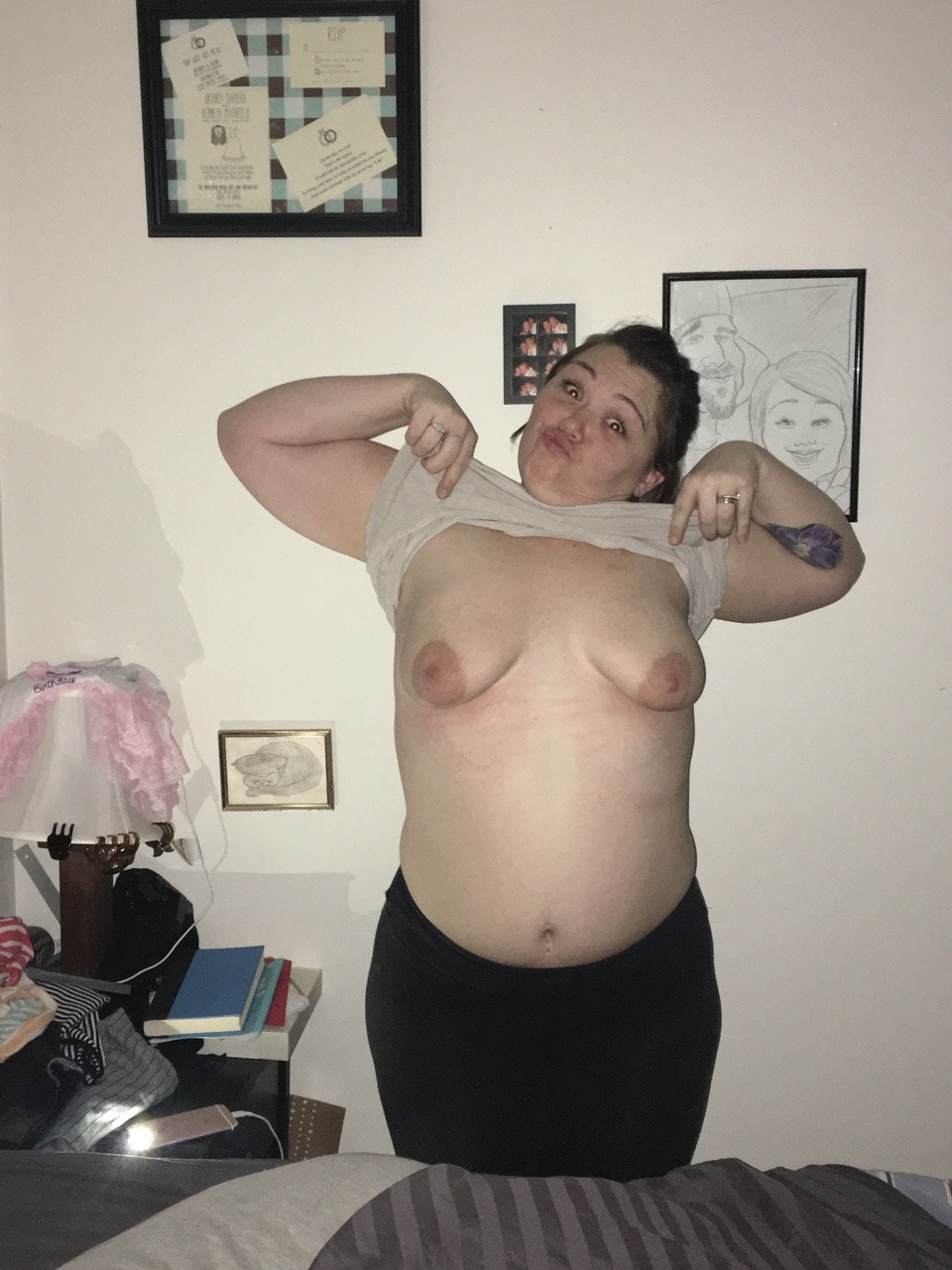 widespreadtits:  Dressed/undressed.   Happy Friday !!!