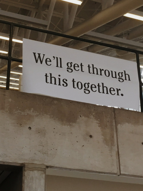 kaurou:signs from the design school cafeteria at Harvard today.