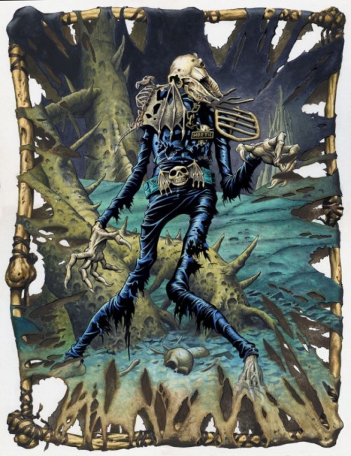 The Dark Judges by Garry Leach. This is the original art for the Starscans in Prog 555-558 without t