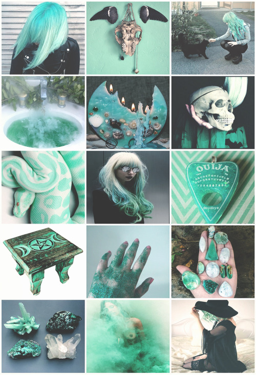 aestheticschaos: Mint Witch aesthetic