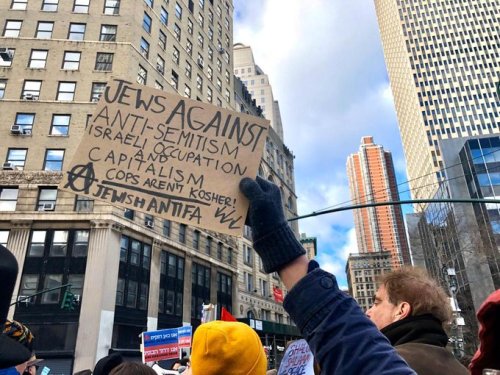 daloy-politsey:Outlive Them NYC at the No Hate, No Fear march against antisemitismJanuary 5, 2020