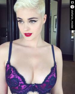 ditavonteese:  I don’t know about you, but I can’t get enough of @stefania_model in my lingerie. (“Marlene” bra in the newest colorway @myer @barenecessities)   &lt;3