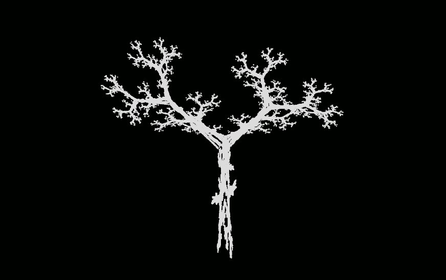 Black et White tree (Iterated function system)http://universlogique.appspot.com/processing/ifs/index