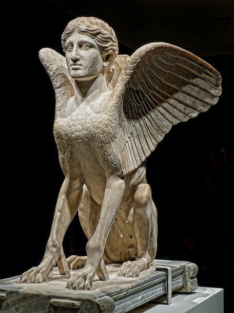 kohlhase:Sphinx probably a table support Roman 120-140 CE from Monte Cagnolo outside Lanuvium near R