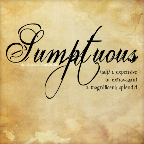 deliciousdefinitions:  Sumptuous  My Princess!DA