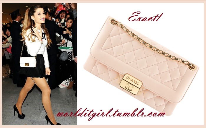 ariana grande chanel bag