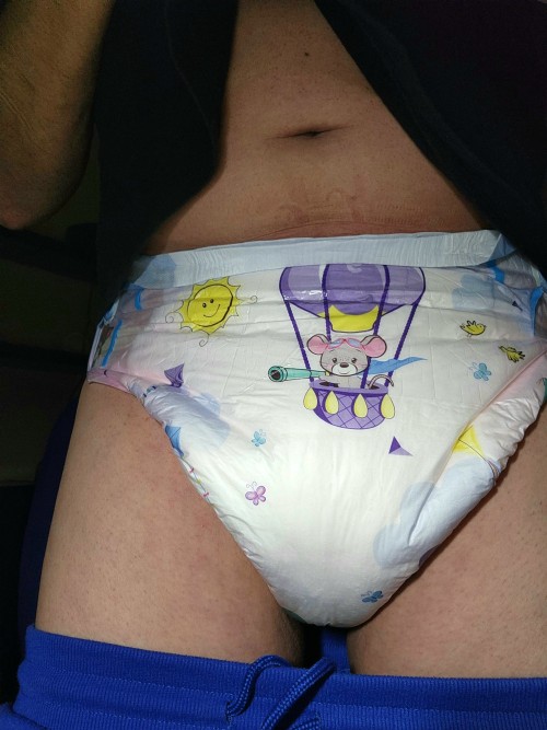 Hi Hi Wolf Pup N Bf Again In Our Bedtime Diapeys . Bf In Blue Megamax An Me In Daydreamer.