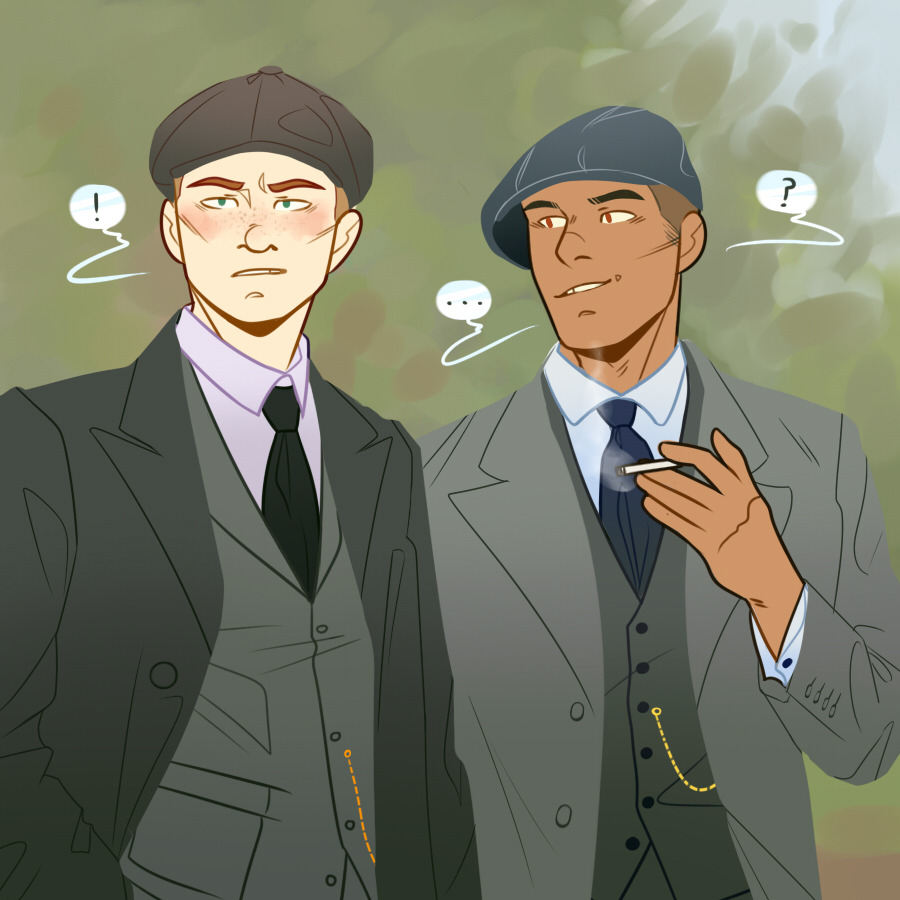 Polygamous Stan On Tumblr Whispers Draw Some Peaky Blinders Isaiah And Finn Friendship To 