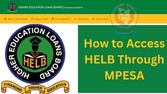 How to Access HELB Through MPESA