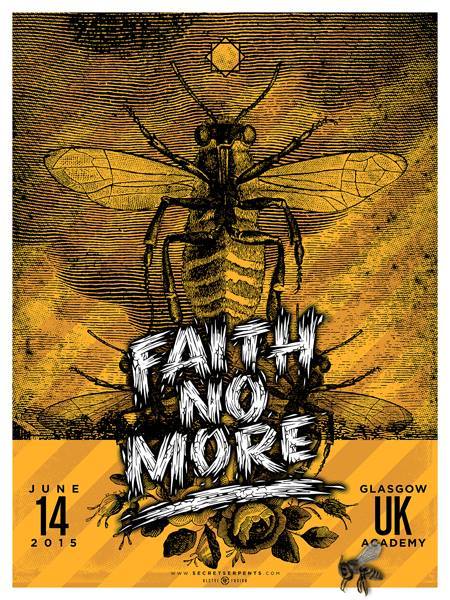 Faith No More, June 14 2015, Glasgow (via Secret Serpents)