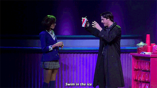 ravhens: ravhens: Shut your eyes tight ‘til you vanish from sight happy slurpee day :)