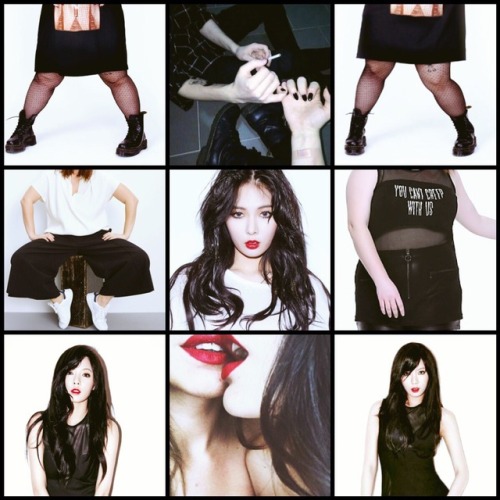 Hyuna and her plus size girlfriend moodboard (for anon) ENJOY!! - (guess who) Mali &lt;3